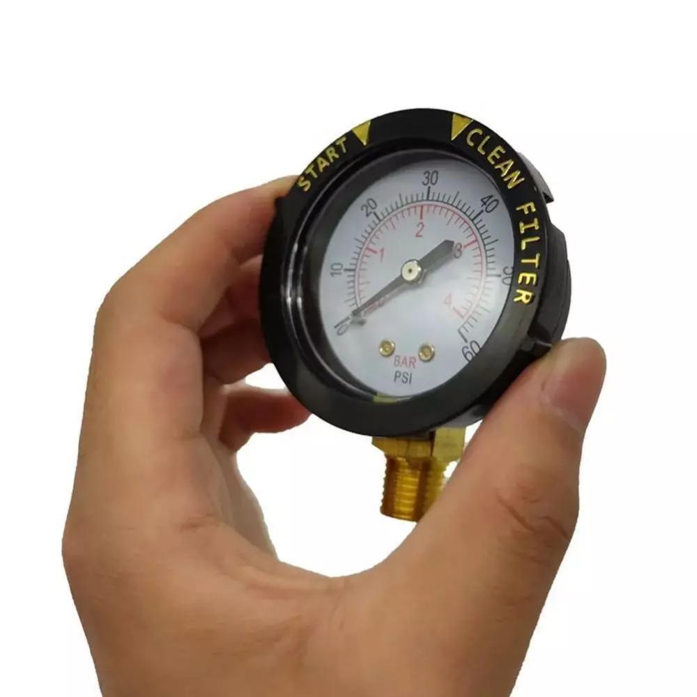 Водонепроницаемый манометр для бассейнового фильтра IP67 0-60 фунтов на кв. дюйм прибор для измерения давления