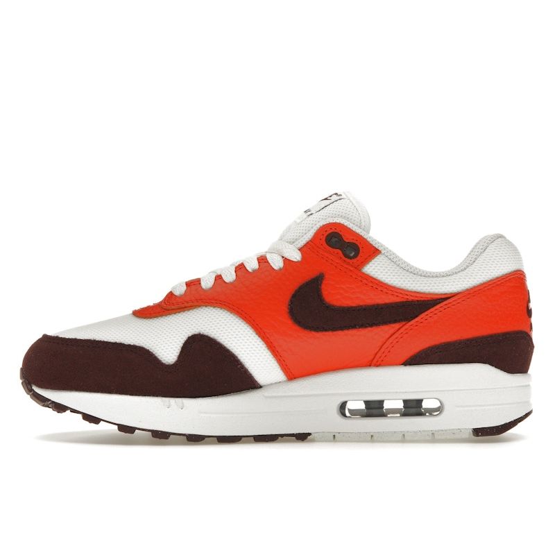 Nike Air Max 1 бордовые кроссовки Crush мужские красные саммит-белые пикантно-красные FN6952-102