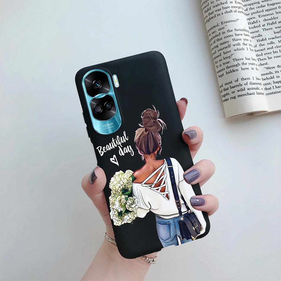 For Huawei Honor 90 Lite Case Honor90 Lite Soft Silicon Super Mom Baby Fashion Girls Back Cover for Honor 90 Lite 5G 6.7" Fundas