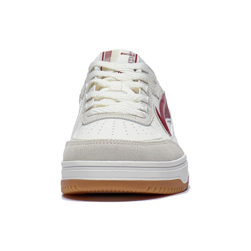 Кроссовки Li Ning Tian Ji 2.0 из синтетической кожи, нескользящие, износостойкие, низкие, для скейтбординга, мужские, белые, серые, красные, AGCT211-6