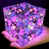 Сборка вручную Зеркало Цветок тюльпана Море Кубик Рубика Ночник Набор игрушек-пазлов для развития мозга