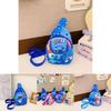 Lilo Stitch Cartoon Kids Crossbody Bag With Breathable Nylon For Daily Use