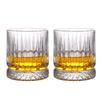 2pcs Set 13OZ Whiskey Glasses Tumbler Diamond Carved Wine Cups Crystal Barware Light Luxury Beer Mug Transparent  Cocktail Glass