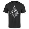 Paw Print Dog Cat Christmas Tree Holiday T-shirt Christmas Shirts
