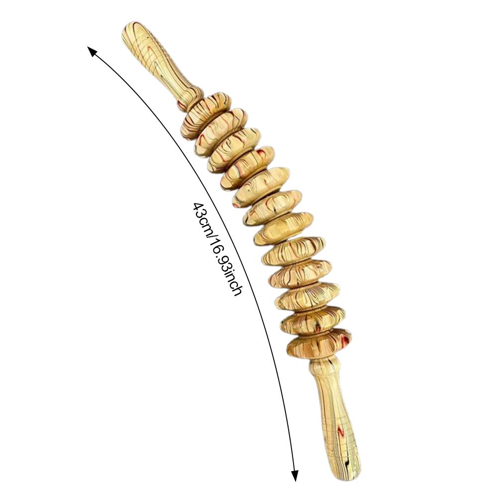 9/12 роликов деревянный массажер для живота ручной роликовый палочка триггерная точка деревянные ручные массажные инструменты для антицеллюлитного тела облегчение мышечной боли
