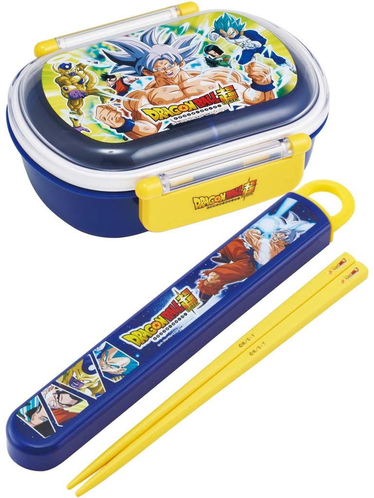 Skater Lunch with inner divider dish design for easy antibacterial made in Dragon Ball Super Children's Box, 1-tier, 360ml, (side container),
