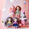 Симпатичная кукла BJD с 13 суставами, 16 см, 1/12, платье и обувь, игрушка для девочек, подарок A