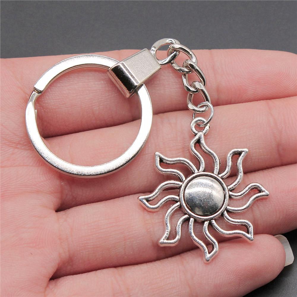 Солнце Луна Пентаграмма Брелки Женские Ювелирные Изделия Бизнес Креативный Сувенир