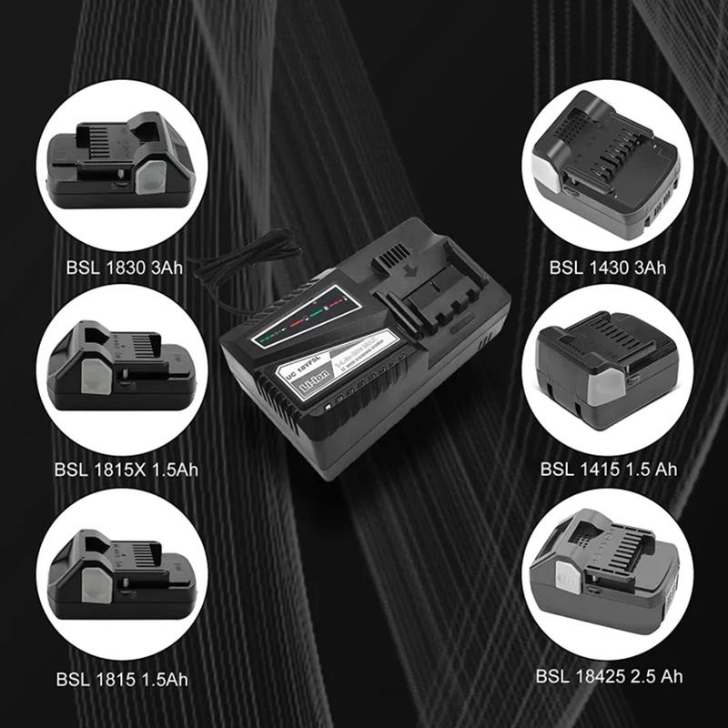 Зарядное устройство Rapid для Hitachi BSL1830 BSL1815X BSL1840 BSL1850 Подходит для UC18YFSL UC18YSL3 для 14В-20В Li-Ion аккумулятора Новое