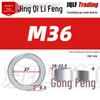 Горячеоцинкованная открытая пружинная шайба класса 4.8, M8-M36