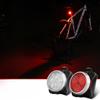 030 Новые USB перезаряжаемые велосипедные фонари Highlight Riding Lights COB Водонепроницаемые креативные задние фонари Предупреждающие огни безопасности