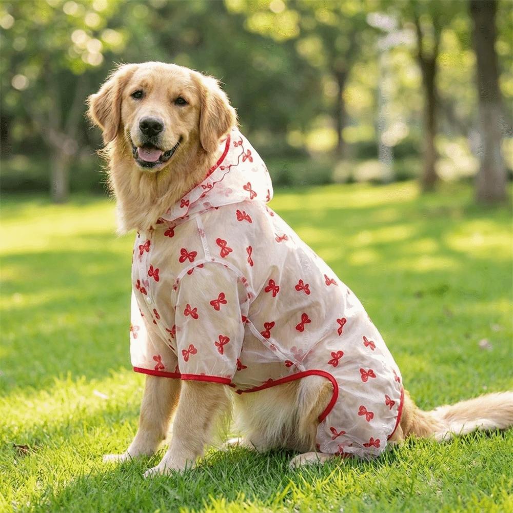 Thin Breathable Dog Sunscreen Clothes Butterfly Pattern Dog Cooling Jumpsuit Summer Season