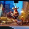 Rooster-shaped Backpack & Car Pendant Ornament