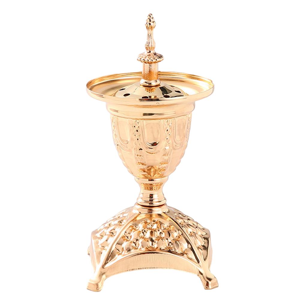1 X курильница идеальный подарок металлическая арабская курильница настольный декор 8x20 см