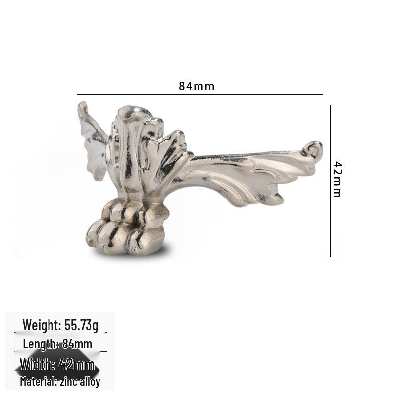 Zinc Alloy Tiger Paw Wooden Box Decorative Furniture Feet for Cabinet or Table