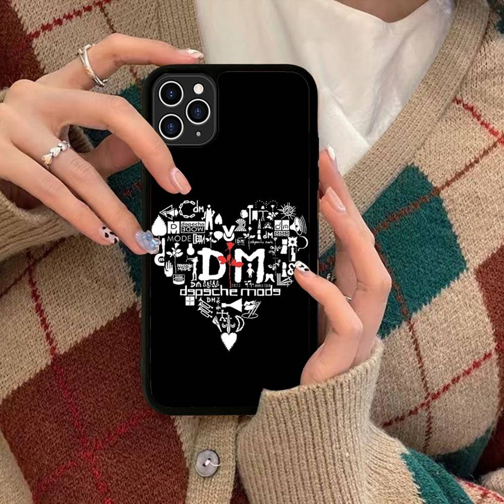 Чехол для телефона Rock-группы Depeche Mode Для IPhone 17 Pro 16 Plus 16 Pro Max 15 14 13 12 11 Задняя крышка из ПК+ТПУ