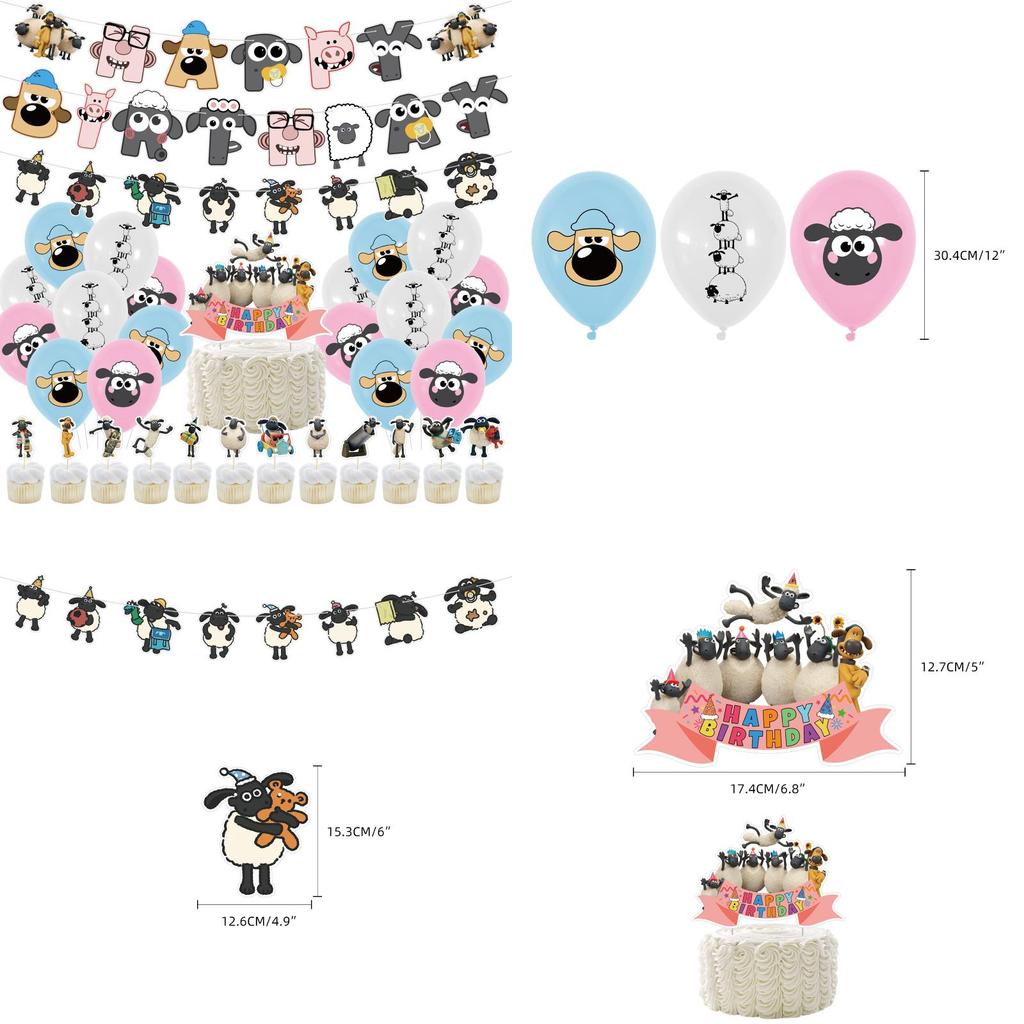 Kids Party Birthday Decoration Set Easy Setup Balloons Banner