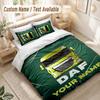 Custom Name Bedding Set 3 PiecesDAF Print Duvet Cover + 2 Pillowcases Soft Bed Decor