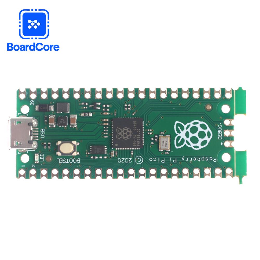 Плата разработки Raspberry Pi Pico RP2040 Двухъядерный 264 КБ ARM Низкое энергопотребление Микрокомпьютеры Высокопроизводительный процессор Cortex-M0