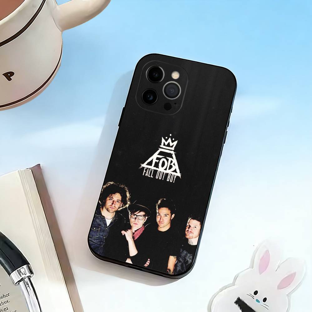 Чехол для телефона Boy-Fall Out Boy для iPhone 17, 16, 15, 14, 13, 12, 11 Plus, Pro Max, Другие Мягкий Черный Чехол