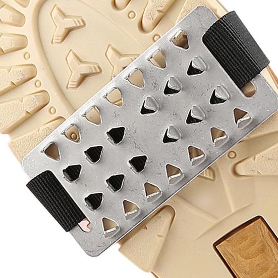 1 Pair 26-Tooth Ice Claws Crampons Non-Slip Stainless Steel Shoe Covers for Outdoor Climbing Snow Activities