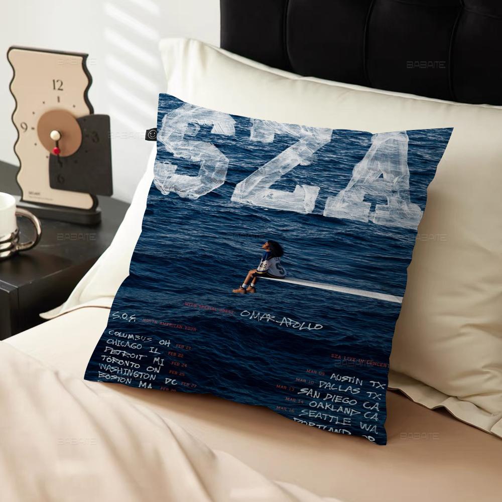 S-SZA GIRL Personalized Pillow Cover Kids Bedroom Wild Party Decor Pillowcase Kid Birthday Shower Gift