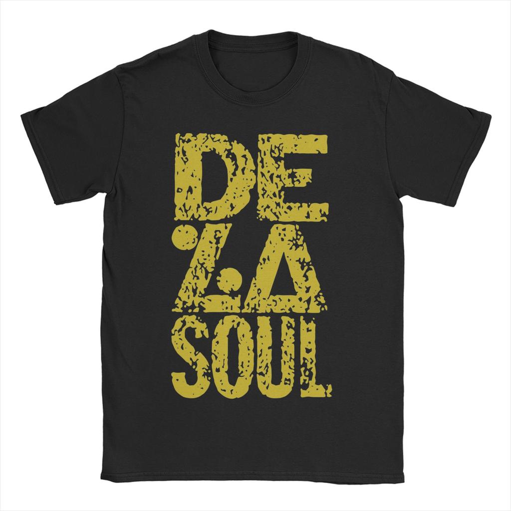 Мужские Женские Футболки De La Soul ATCQ A Tribe Called Quest Одежда из Чистого Хлопка Винтажные Футболки с Коротким Рукавом Футболки Большого Размера