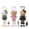Kawaii Sanrio Long Legs Kitty cat black skin Plush Keychain Pendant Cute Cartoon Hello Kitty 16CM Doll Toy Backpack Pendant Gift