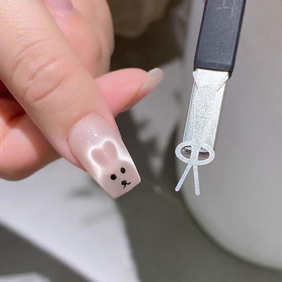 Магнит кошачий глаз в форме сердца, профессиональный инструмент для нейл-арта, позволяющий создавать 3D-эффекты, совместимый со всеми магнитными гелями