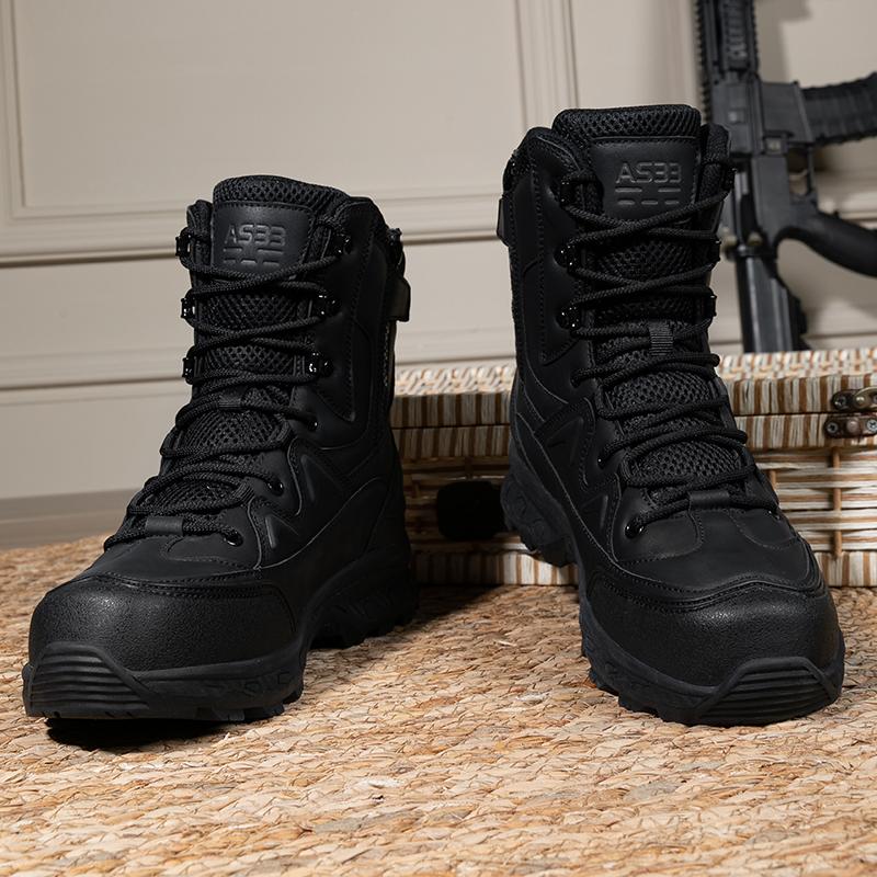 Fashion New Autumn Winter Men Hiking Shoe Handmade Leather Man Basic Boots Vintage Style Sneakers Outdoor Casual Leather Men Ankle Boots