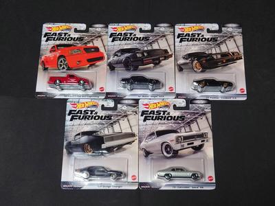 Hot Wheels of Premium Fast Furious Assortment Set J Full DMC55 Number, 5-pack & 5-piece (Mix Set) (Part 310C25)