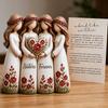 Статуэтки-фигурки сестры из смолы, Скульптуры сестры, Подарок на Рождество, День благодарения, дружбу сестре, лучшему другу, женщинам
