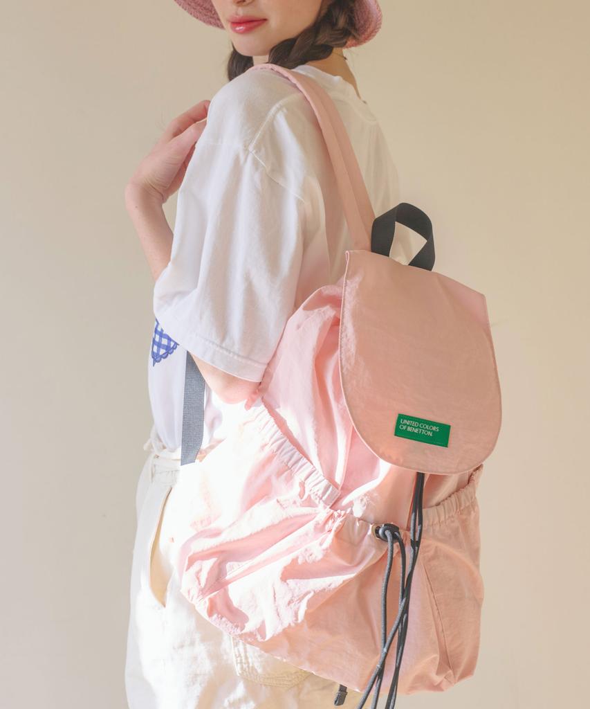 Рюкзак Benetton с драпировкой для ноутбука - [Розовый]