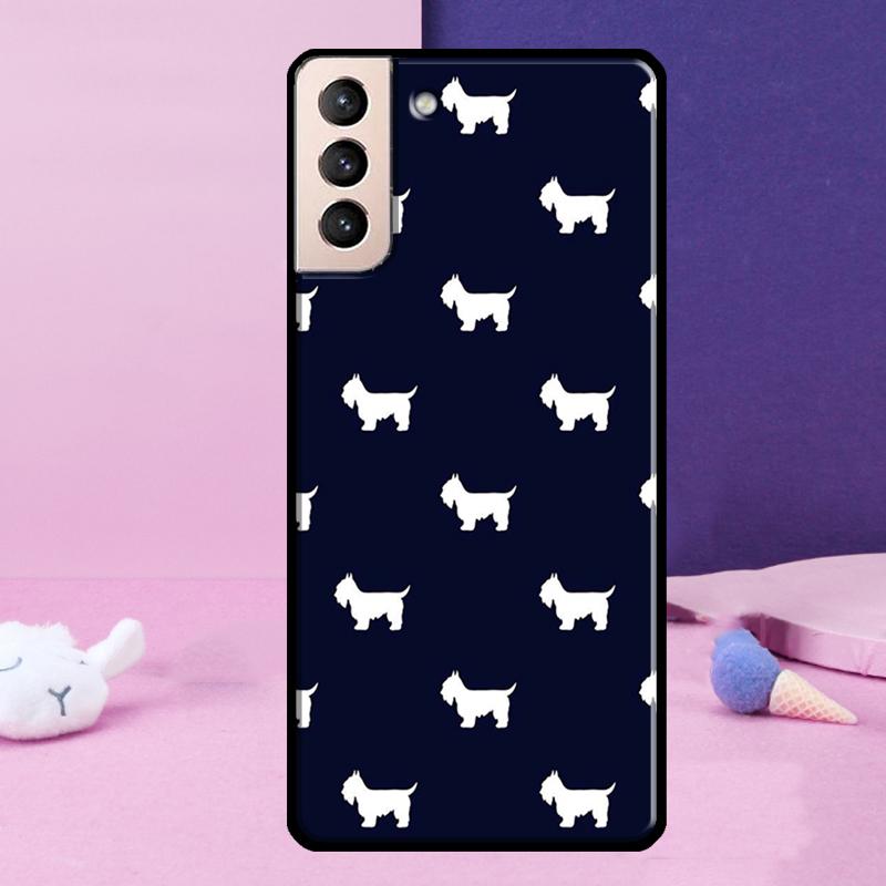 Schnauzer Puppy Dog Case For Samsung Galaxy S23 S22 Ultra S21 S20 FE Note 10 20 Ultra S8 S9 S10 Plus Cover