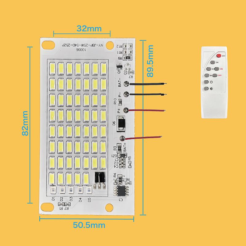 10 Вт-600 Вт Светодиодный уличный солнечный 2835 5730 Высокая яркость Шарик Проекционный свет Интегрированный источник света Световая панель