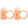 Drum Stick Control Clip Finger Controller Anti Slip Drummer Rotating Auxiliary Tool(Blanc Orange )
