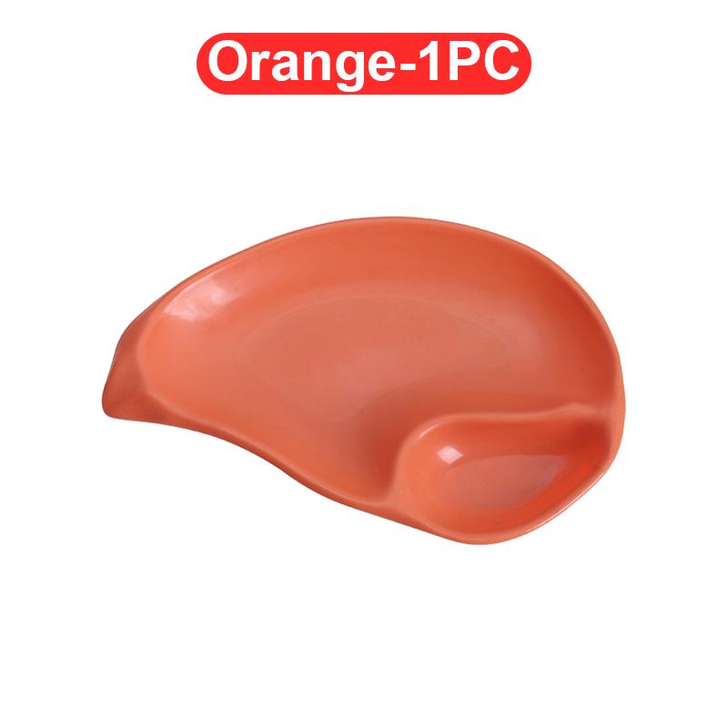 Креативная форма для ракушек Пластиковые тарелки для пельменей с уксусными дисками Суши Картофель фри Завтрак Сухофрукты Косточки Плевательные блюда Посуда