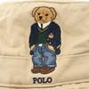 Polo Ralph Lauren Панама Polo Bear с вышивкой S-M бежевая шляпа Мужская Б/у