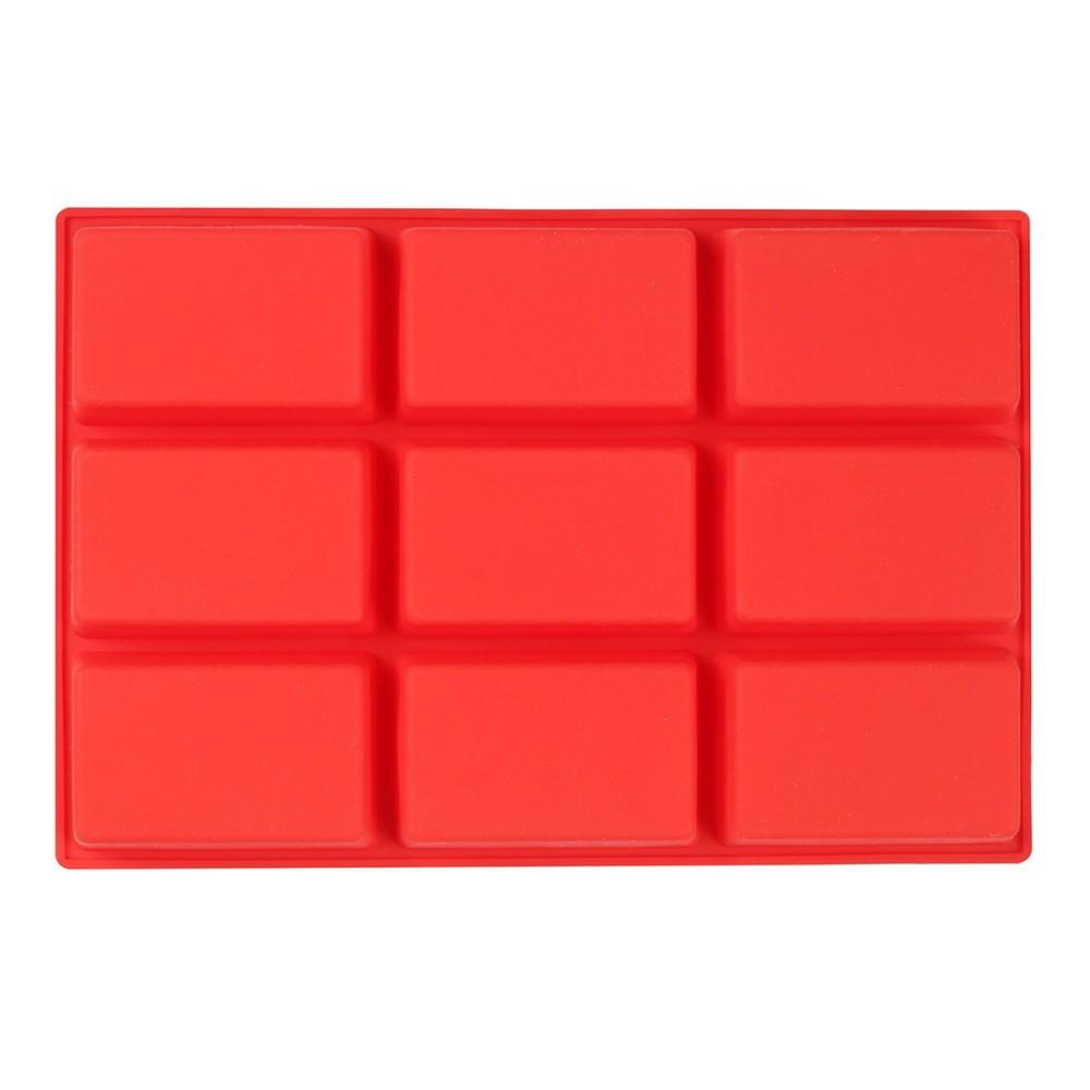 1 шт., мини-форма для выпечки хлеба, силиконовая форма на 9 ячеек для мини-хлеба, кексов и хлеба, мясного рулета, кукурузного хлеба, брауни, кексов, прямоугольного мыла