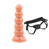 Semaxy Anal Penis Anal Ball 5 Link Set with Penis Fixation Anal Silicone Anal Expander Extra Thick Suction Cup Anal Plug for Restraint Device for