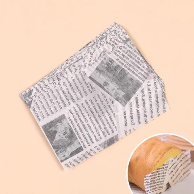 Бумага-разделитель для рулета, легко снимается, антипригарная, пищевого качества, жиростойкая, противень для выпечки маффинов, брауни