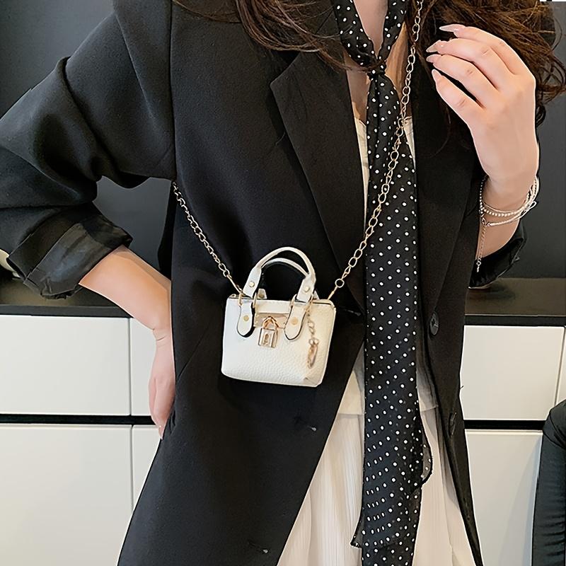 2026 New Mini Square Bag, Summer Fashionable Lightweight Crossbody Bag, Women's Casual Daily Commute Travel Lipstick Coin Purse