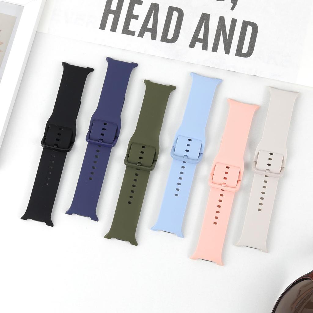 Ремешок для Samsung Galaxy Watch 8 classic 46 мм Аксессуары pulseira Спортивный силиконовый браслет correa Ремешок Galaxy Watch 8 44 мм 40 мм