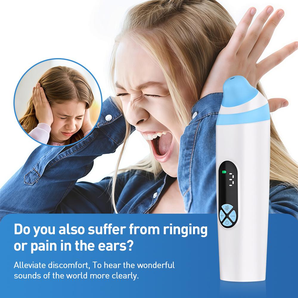 Электрический прибор для снятия давления в ушах, средство для прочистки евстахиевой трубы, балансировка давления в ушах, снятие тиннитуса, устройство для снятия давления в ушах