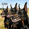 Dog Muzzle for Halloween Scary Dinosaur with Teeth, Adjustable Latex Breathable Pet Party Prop Mask, Anti-Bite Costume Cosplay Parties And Holiday