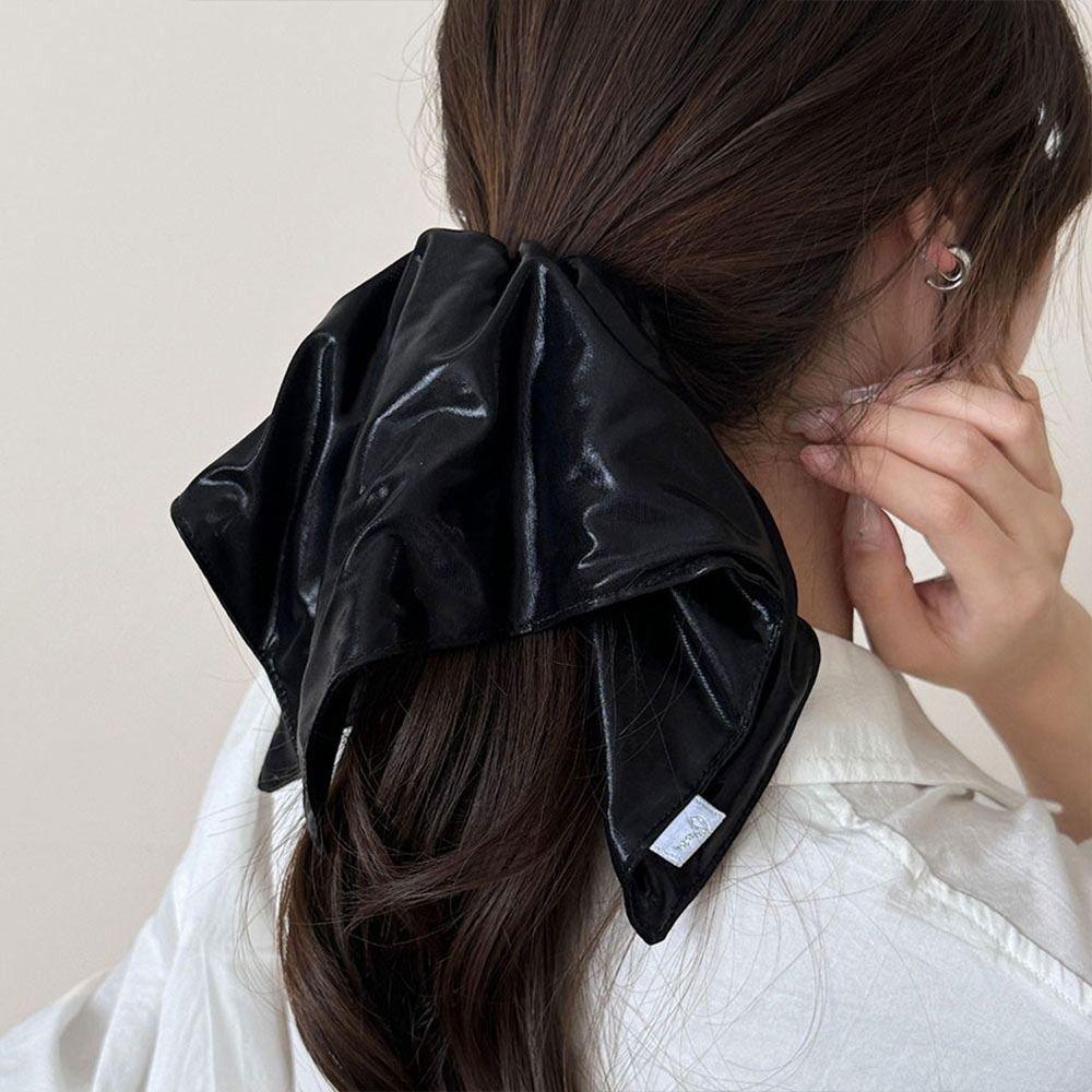 High Stretch Ponytail Hair Bands Faux Leather Hair Ties Fashion Hair Accessories for Women Girls