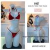 Red Lace Plush Holiday Lingerie Set