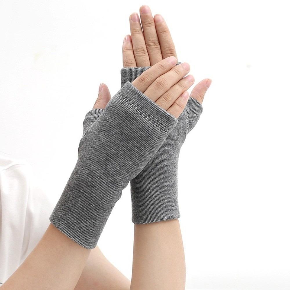 Touchable Screen Office Bare Finger Gloves Warm Skiing Gloves New Driving Mittens Girls