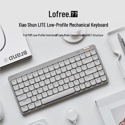 Механическая клавиатура LOFREE OE921 с 84 клавишами, тремя режимами работы и низкопрофильной прокладкой.