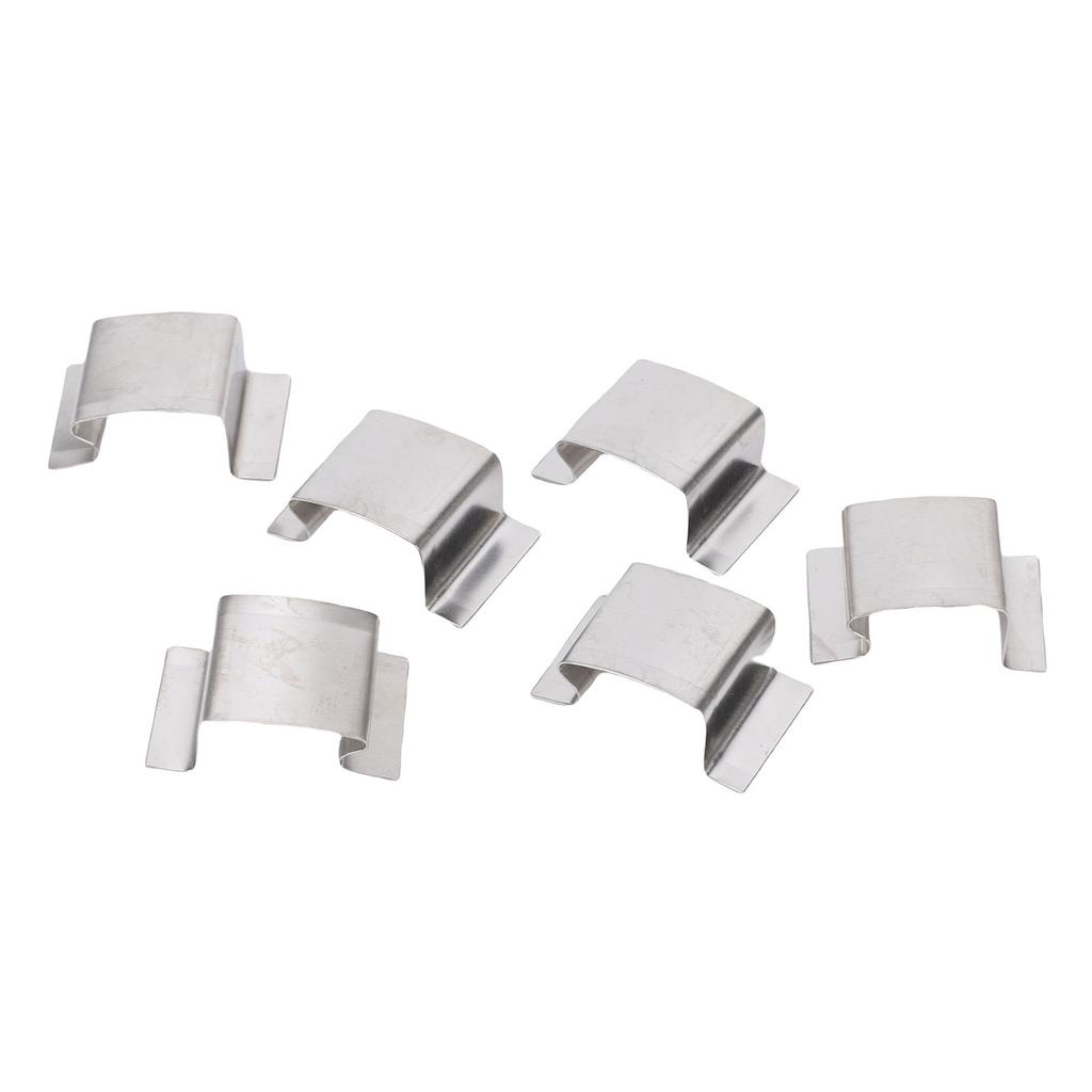 50 шт. Клипсы для тепличного стекла, Зажим для вьющихся растений, Нержавеющая сталь, Остекление, Пружинная G-клипса для сада